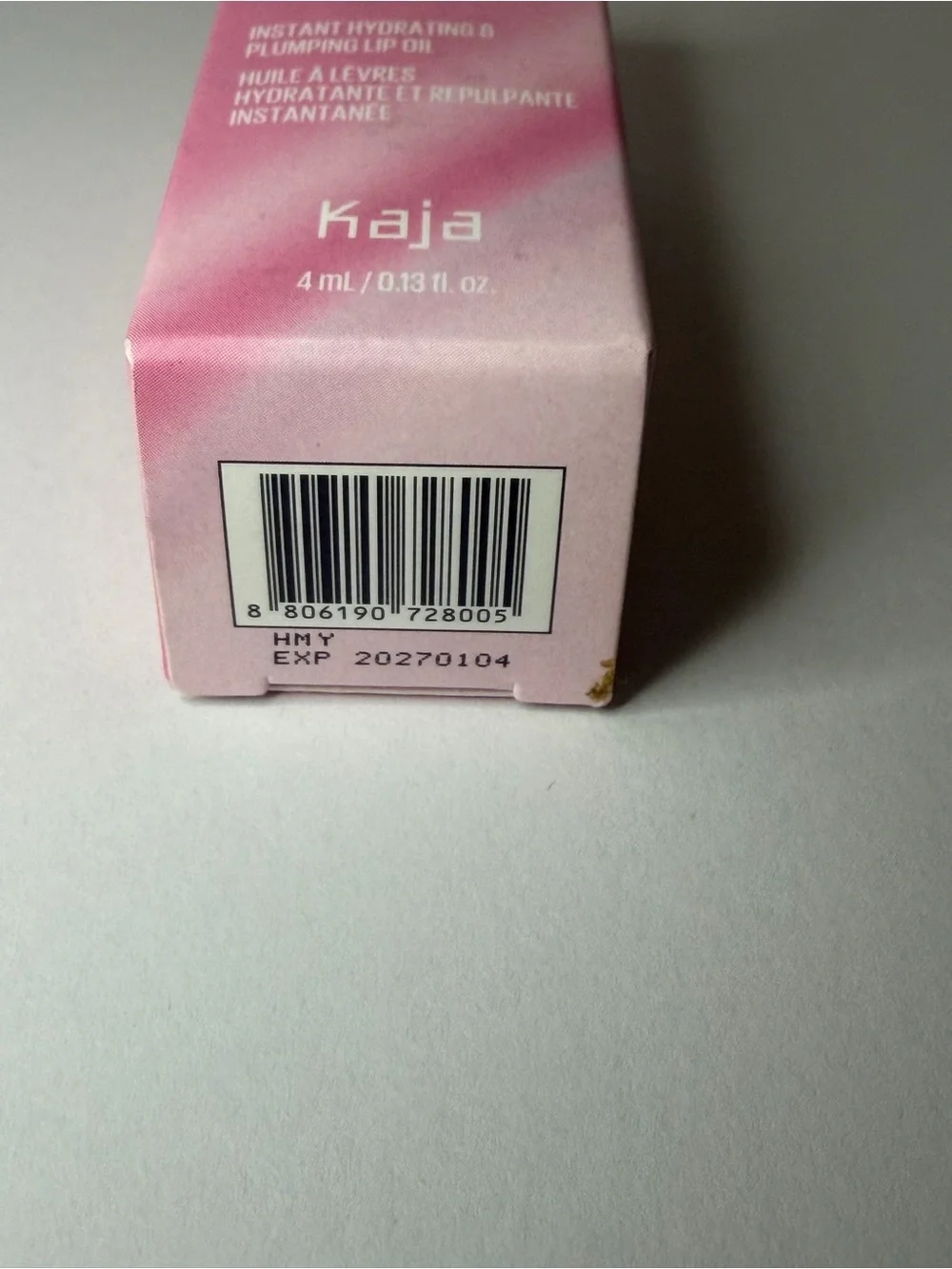 Kaja Juicy Glass Instant Hydrating & Plumping Lip Oil 01 Rose Hip Spritz